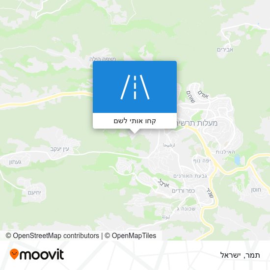 מפת תמר