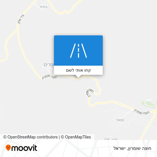 מפת חוצה שומרון
