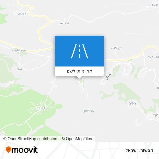 מפת הבשור