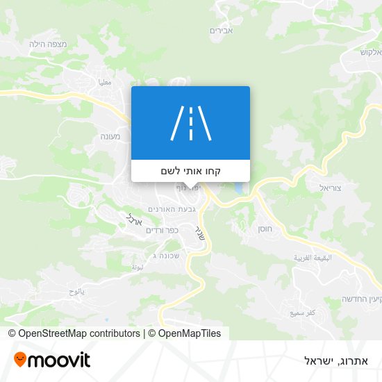 מפת אתרוג