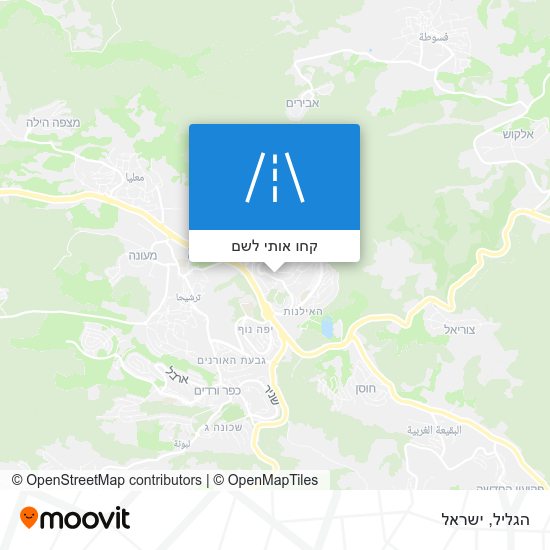 מפת הגליל