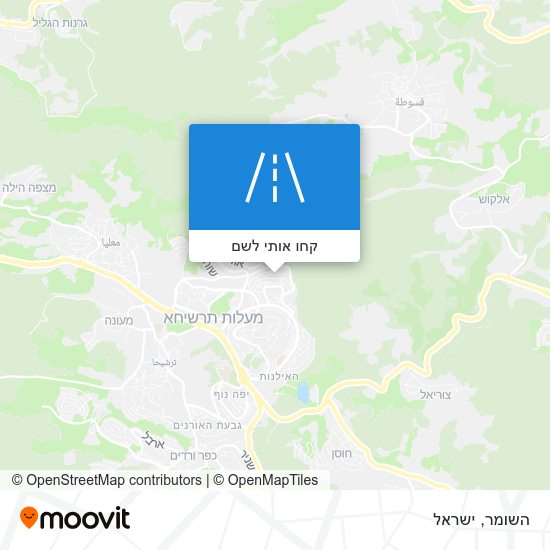 מפת השומר