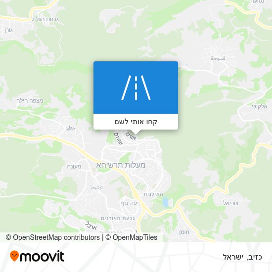 מפת כזיב