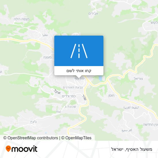 מפת משעול האסיף