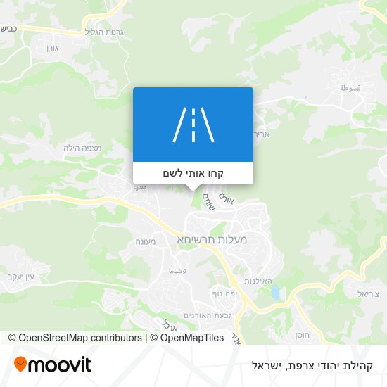 מפת קהילת יהודי צרפת