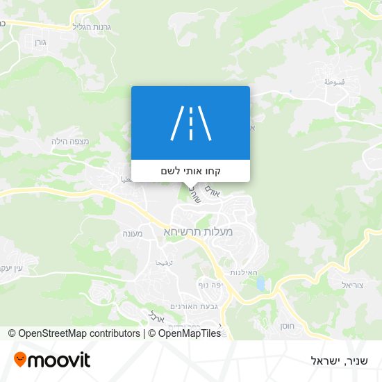 מפת שניר