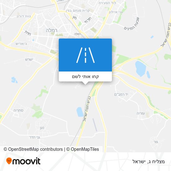 מפת מצליח ג