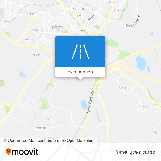 מפת סמטת האילן