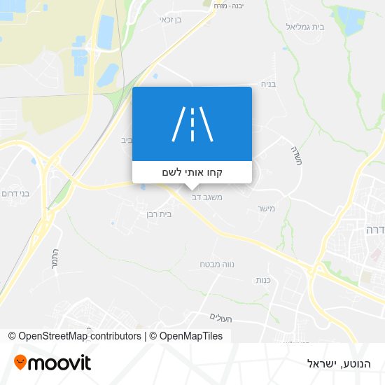 מפת הנוטע