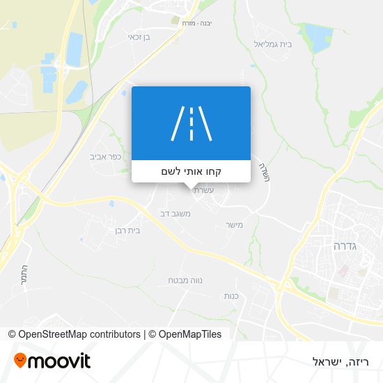 מפת ריזה