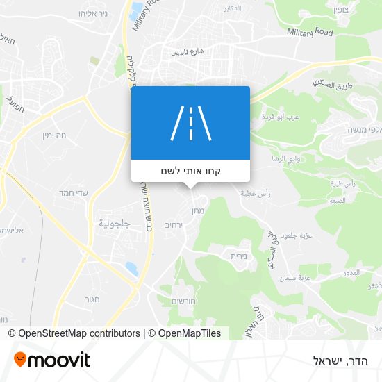 מפת הדר
