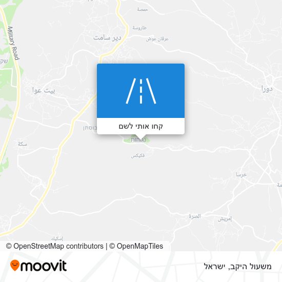 מפת משעול היקב