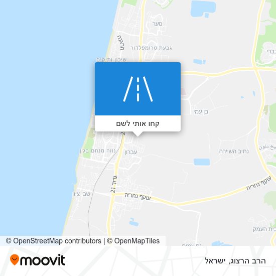 מפת הרב הרצוג