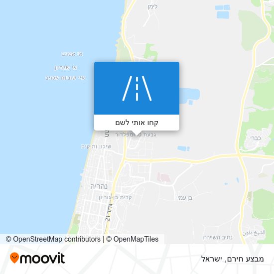 מפת מבצע חירם