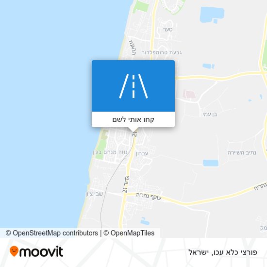 מפת פורצי כלא עכו
