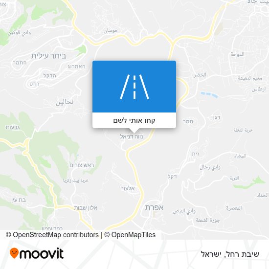 מפת שיבת רחל