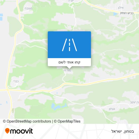 מפת בטחון