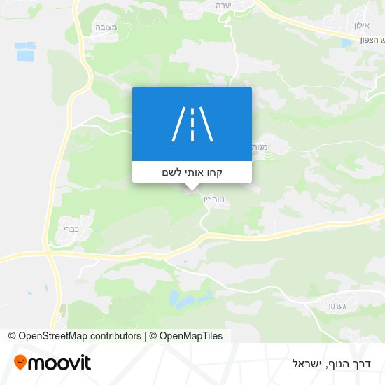 מפת דרך הנוף