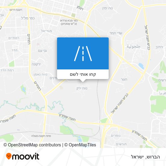 מפת הברוש