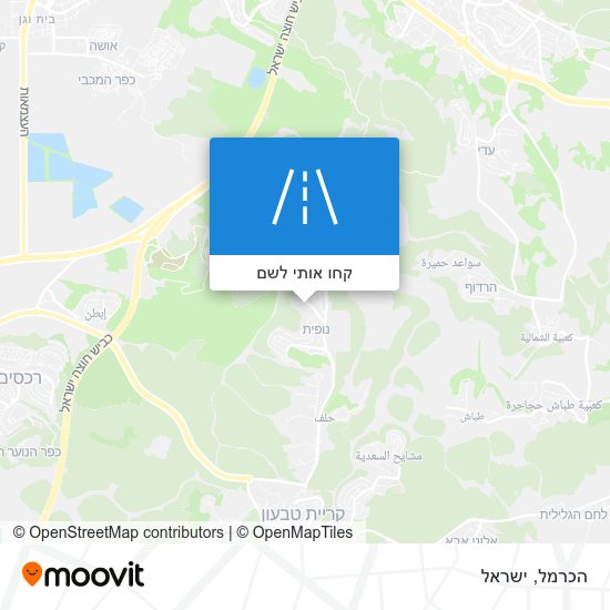 מפת הכרמל