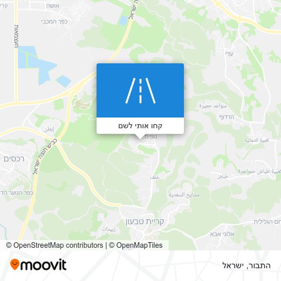 מפת התבור