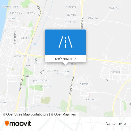 מפת הזית