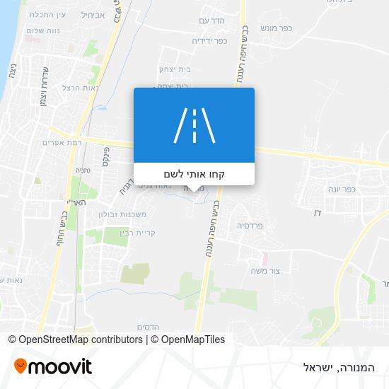מפת המנורה