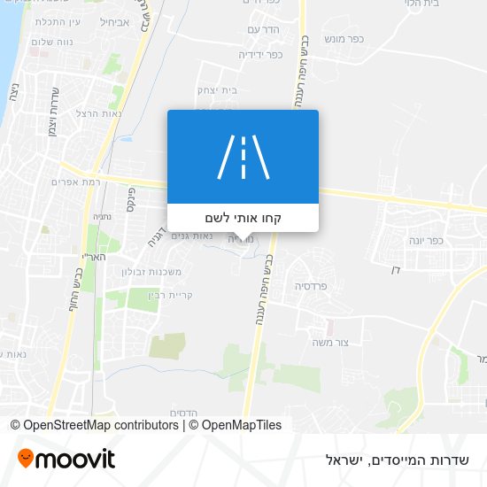 מפת שדרות המייסדים