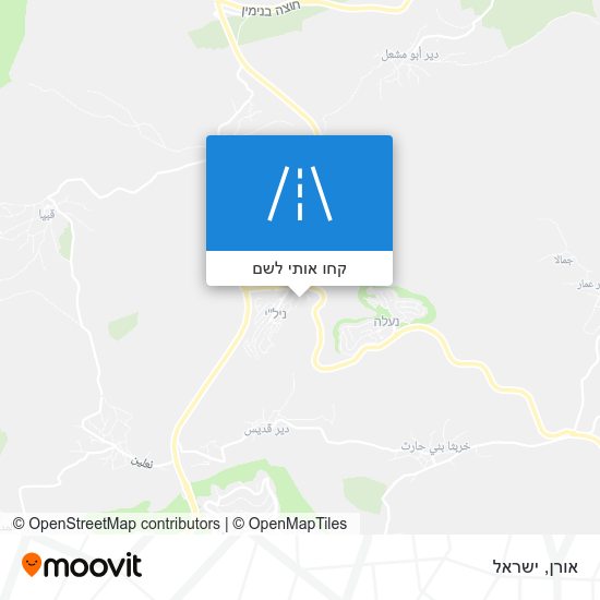 מפת אורן