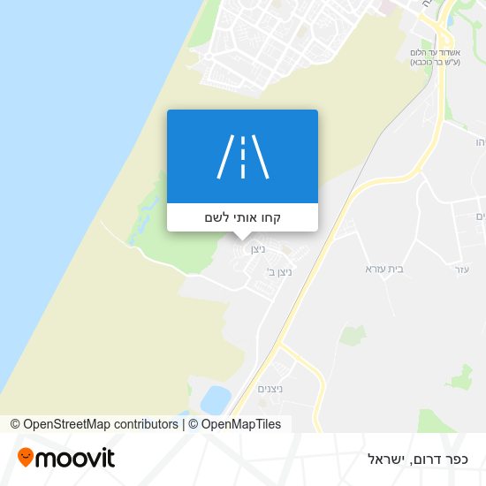 מפת כפר דרום