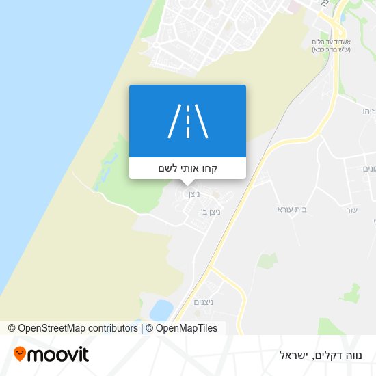 מפת נווה דקלים