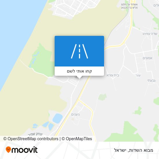 מפת מבוא השדות