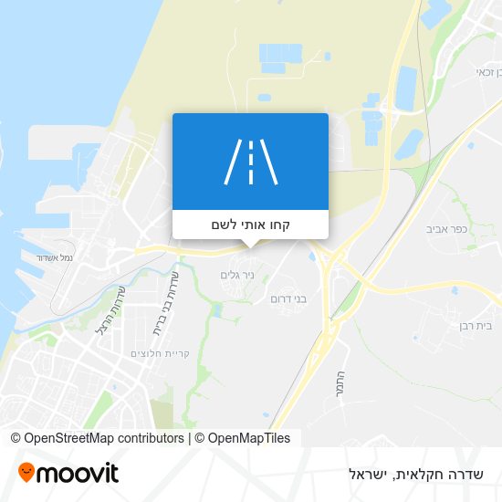 מפת שדרה חקלאית