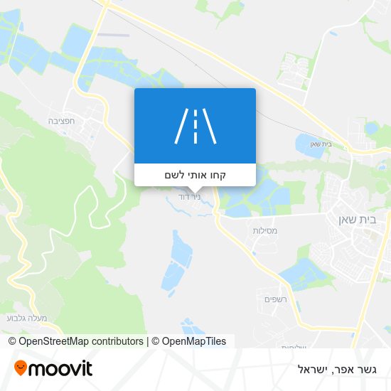 מפת גשר אפר