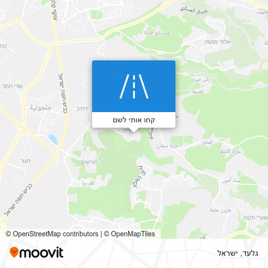 מפת גלעד