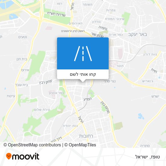 מפת טופז