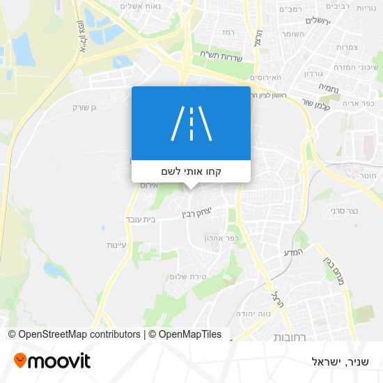 מפת שניר