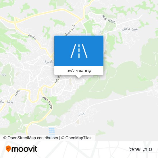 מפת גנות