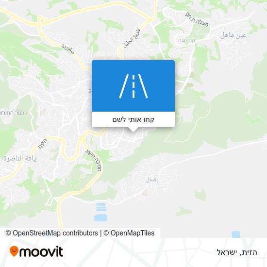 מפת הזית