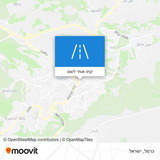 מפת כרמל