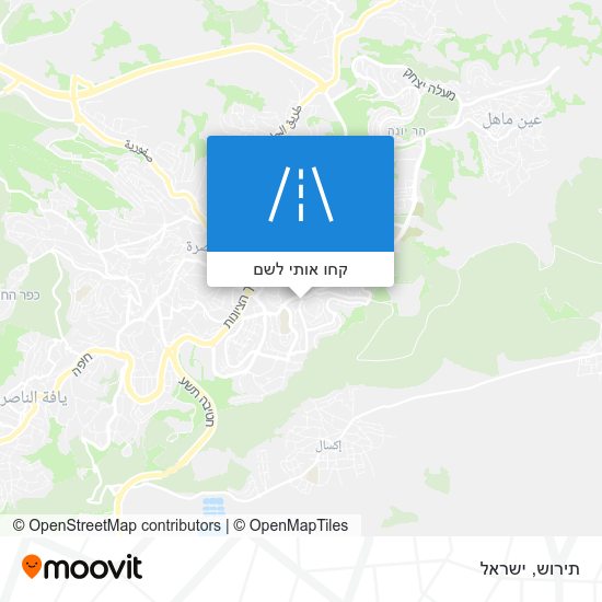 מפת תירוש