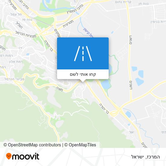 מפת המרכז