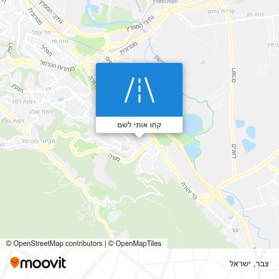 מפת צבר