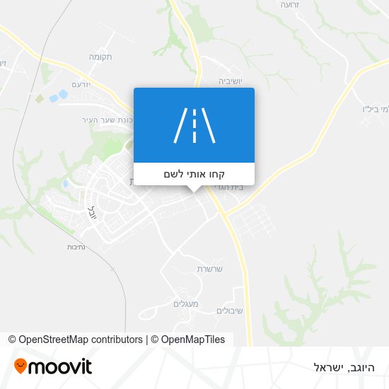 מפת היוגב