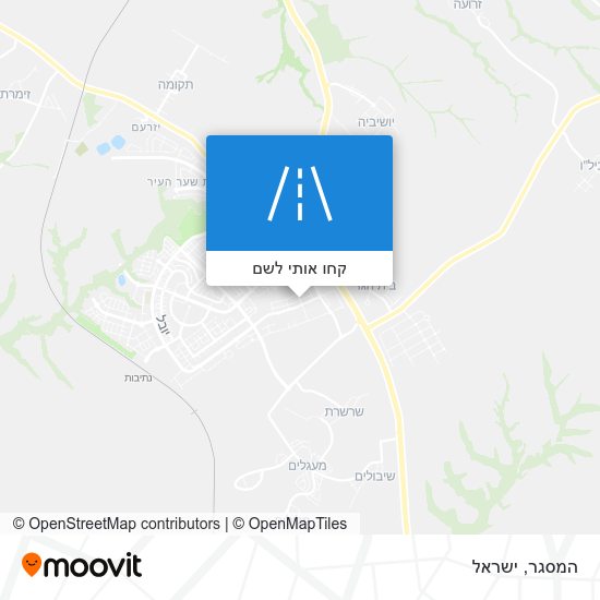 מפת המסגר