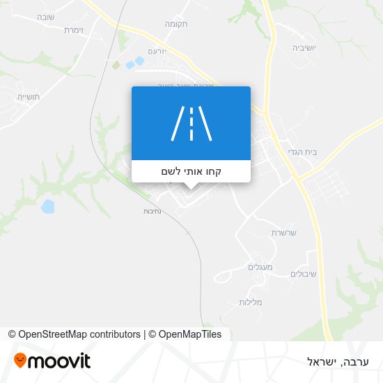 מפת ערבה