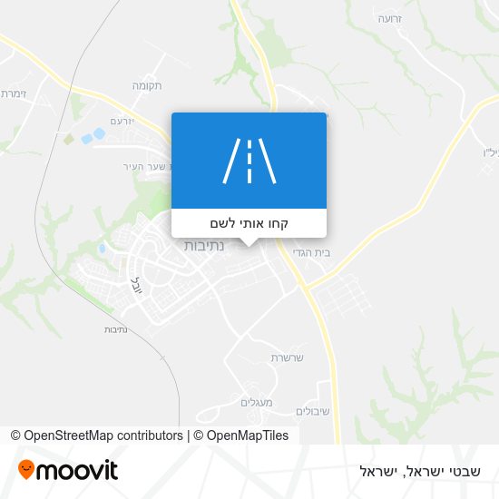 מפת שבטי ישראל