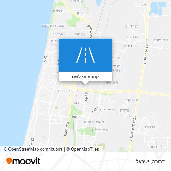 מפת דבורה