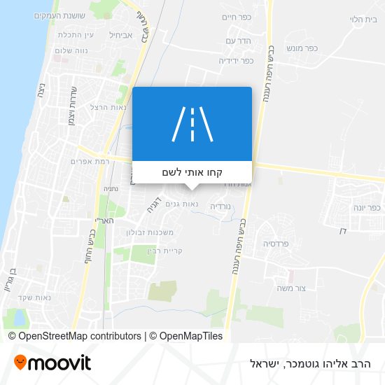 מפת הרב אליהו גוטמכר