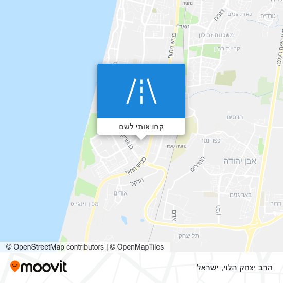 מפת הרב יצחק הלוי